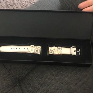 IWATCH leather bands Coach brand never used